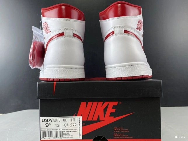 Rep TBK (2017) Jordan 1 Retro 555088-103 Air Red Metallic 0726